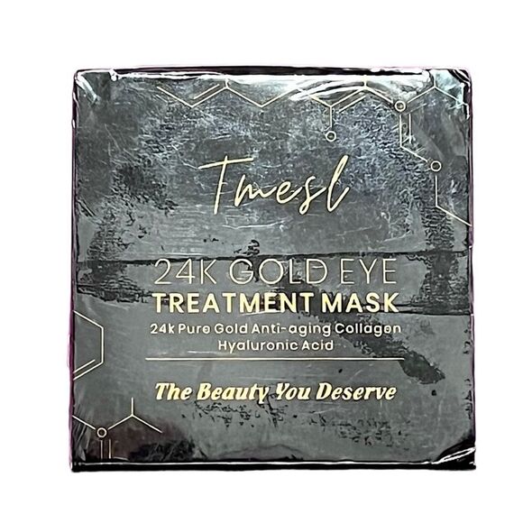 Under Eye Patches-60 Pcs-24K Gold Eye Mask- Puffy Eyes & Dark Circles Treatments - Picture 1 of 7